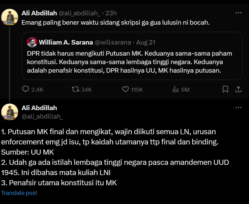 DPR Harus Ikuti Putusan MK? Simak Landasan Hukumnya