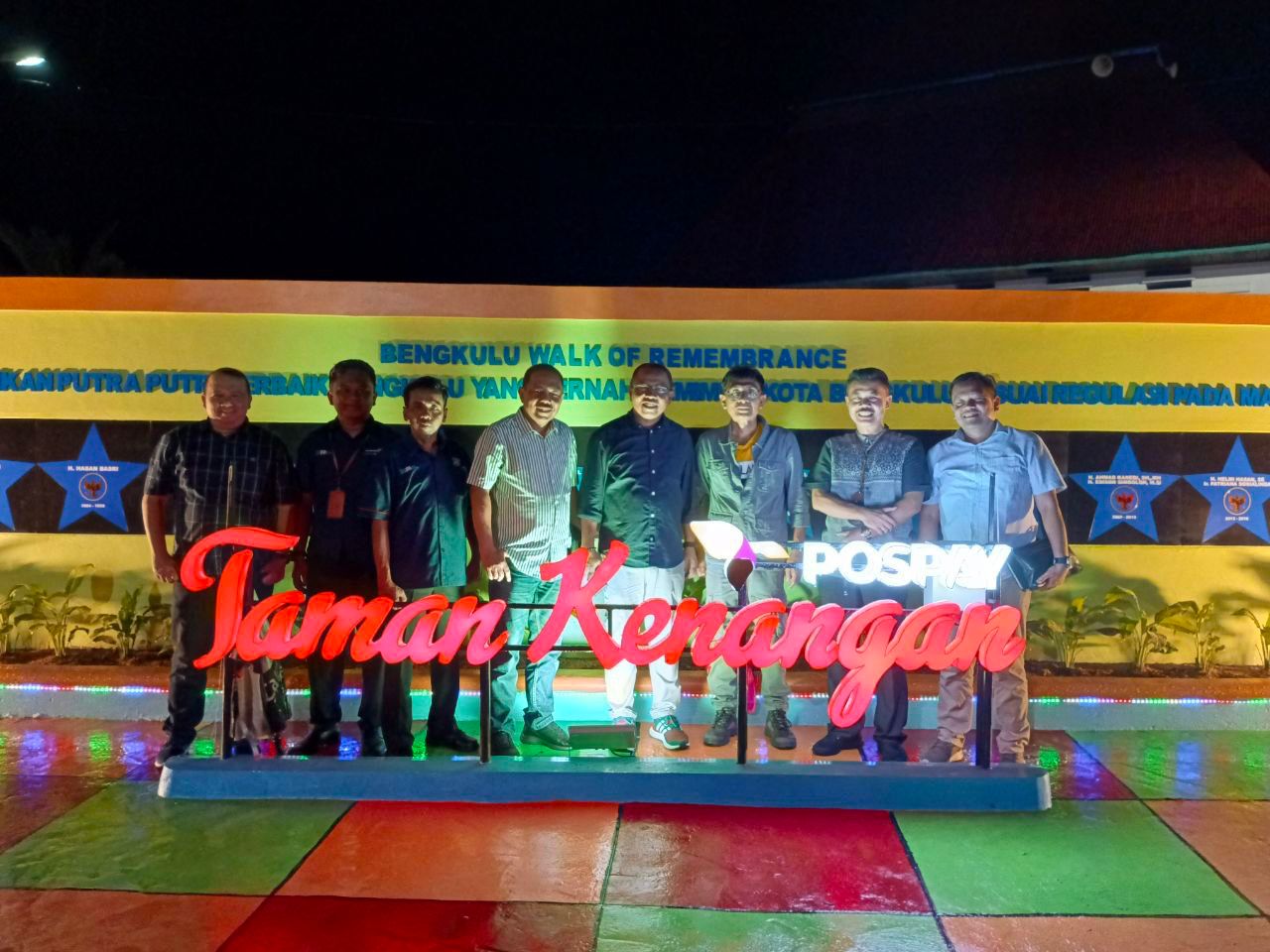 Resmikan Taman Kenangan di Bengkulu, Wujud Komitmen Pos Ind Majukan Tanah Air