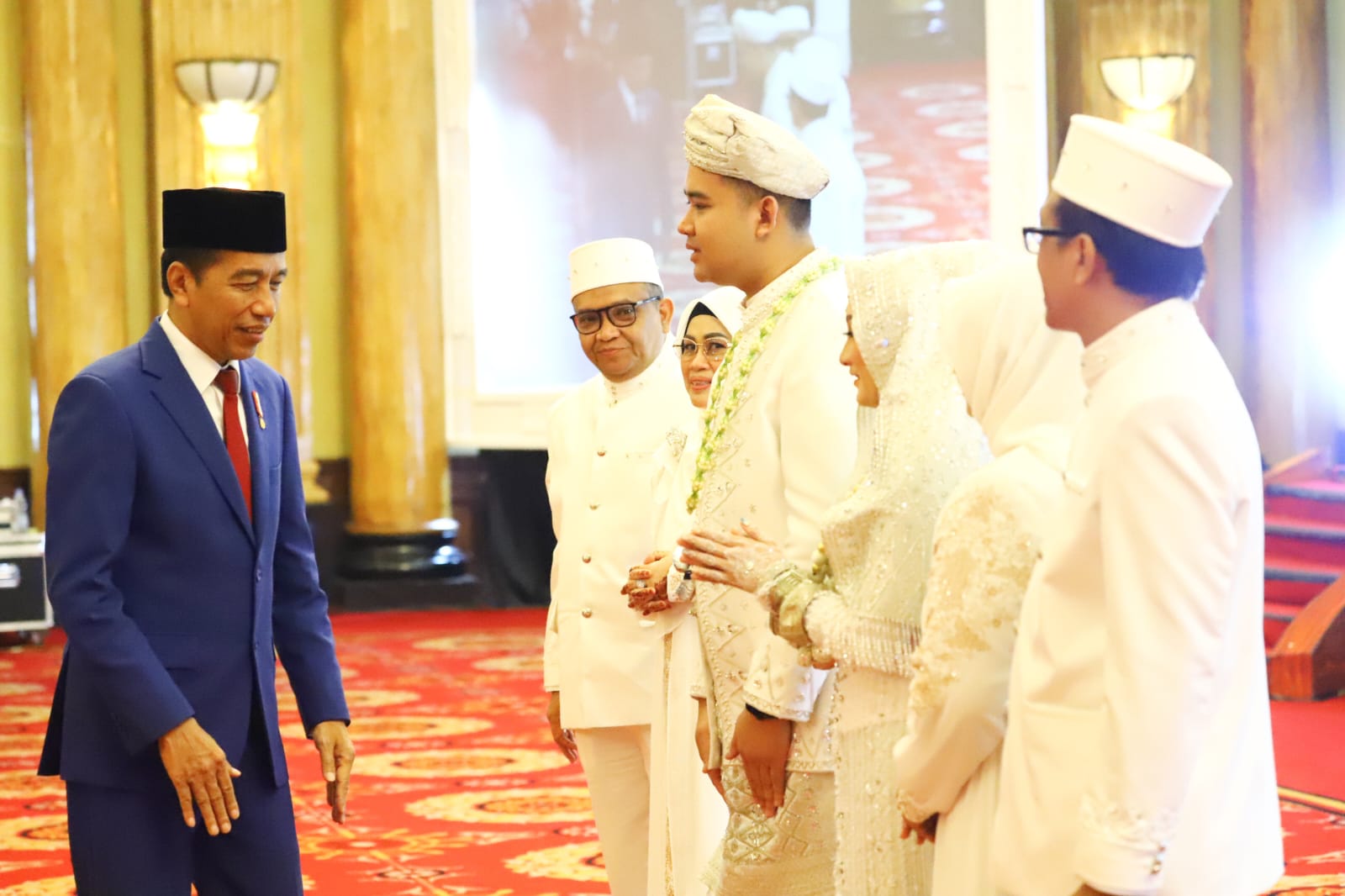 Presiden Jokowi jadi Saksi Pernikahan Putra Wamenaker