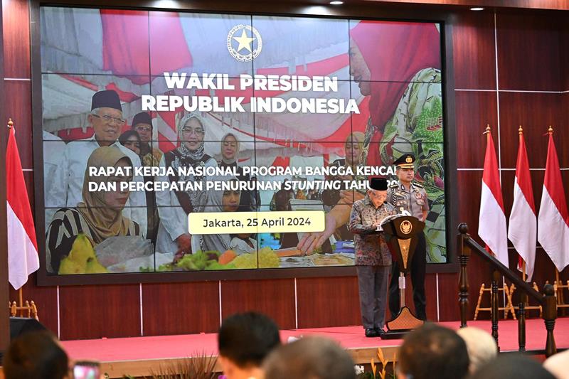 Hadiri Rakernas BKKBN, Wapres Ingatkan Kawal Peningkatan Kualitas SDM