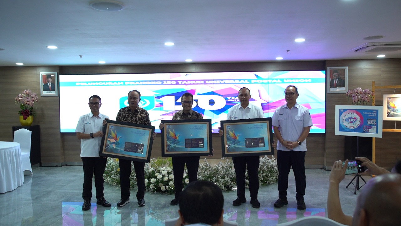 Peringati 150 Tahun Perhimpunan Pos Sedunia, PT Pos Indonesia Luncurkan Prangko Seri Spesial