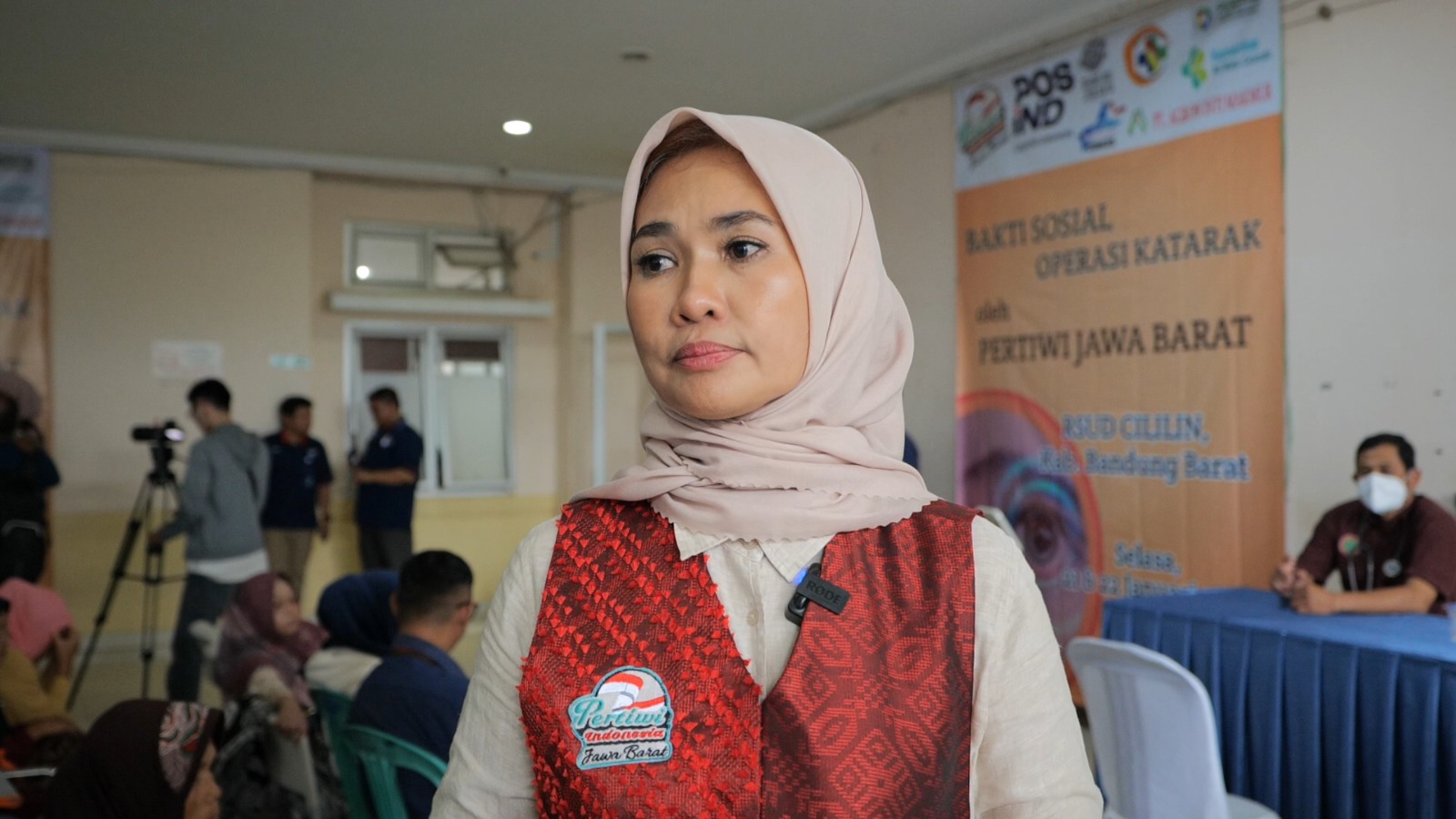 PosIND Dukung Pertiwi Jabar Gelar Bakti Sosial Operasi Katarak untuk 200 Orang di RS Cililin
