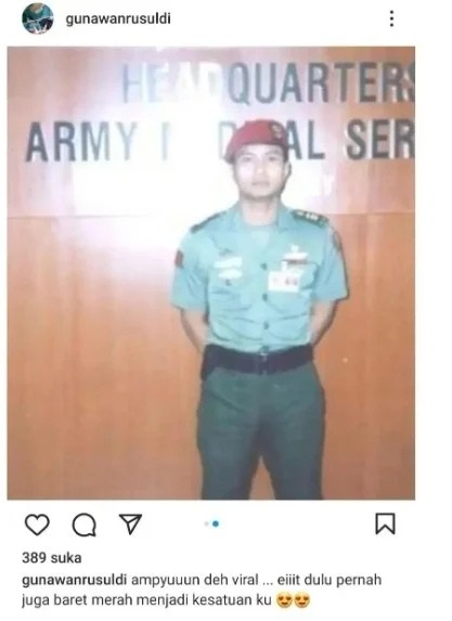 Balas Perlakuan Ajudan Prabowo, Dokter Gunawan Pamer Baret Merah