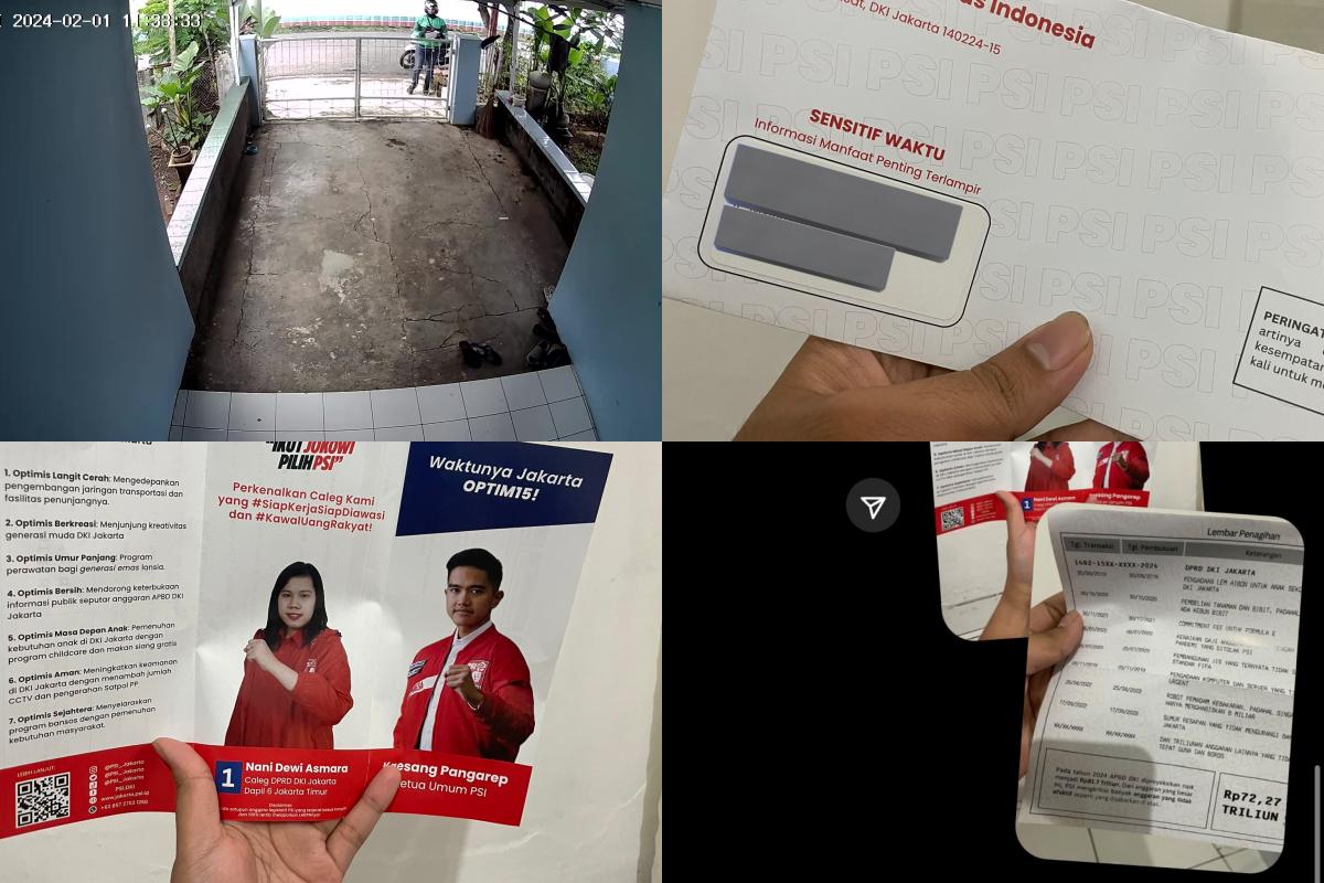 Viral Netizen Dapat Selebaran PSI Dikirim Pakai Ojol: Dapat Data Pribadi Warga Dari Mana?