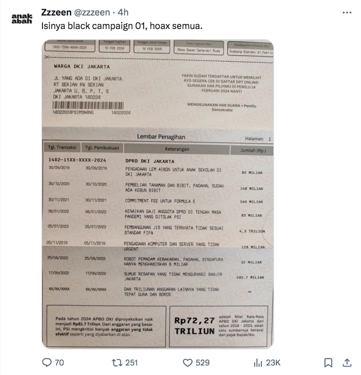 Berisi <i>Black Campaign</i>, Ini Fakta-fakta Selebaran PSI yang Dikirim ke Rumah Warga
