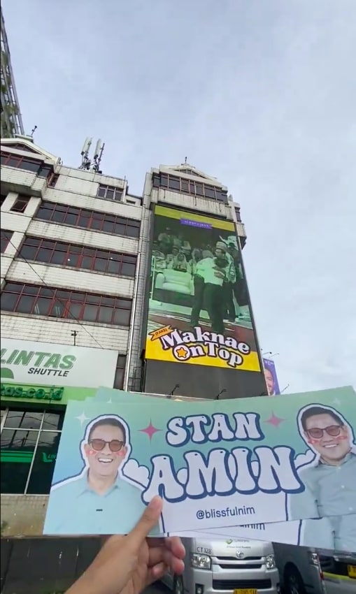 Pendukung Tepati Janji, Videotron Cak Imin Tayang di Wilayah Ini