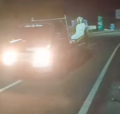 Viral Penampakan Pocong Naik Mobil Pikap di Gunungkidul, Ternyata Tukang Tenda
