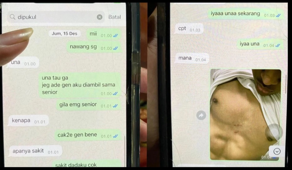 Terungkap Isi Percakapan Mahasiswa STIP dengan Kekasih Sebelum Tewas Dianiaya