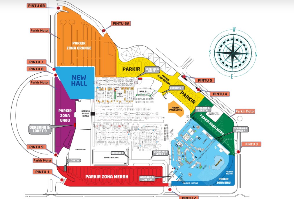 Jangan Sampai Salah, Ini Lokasi Parkir Resmi Jakarta Fair 2025 di JIEXPO