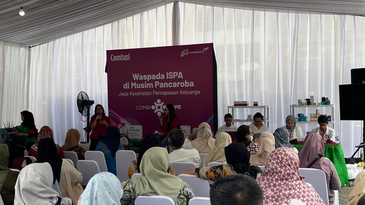 Combiphar Edukasi Warga soal ISPA, Sediakan Cek Kesehatan dan Pengobatan Gratis