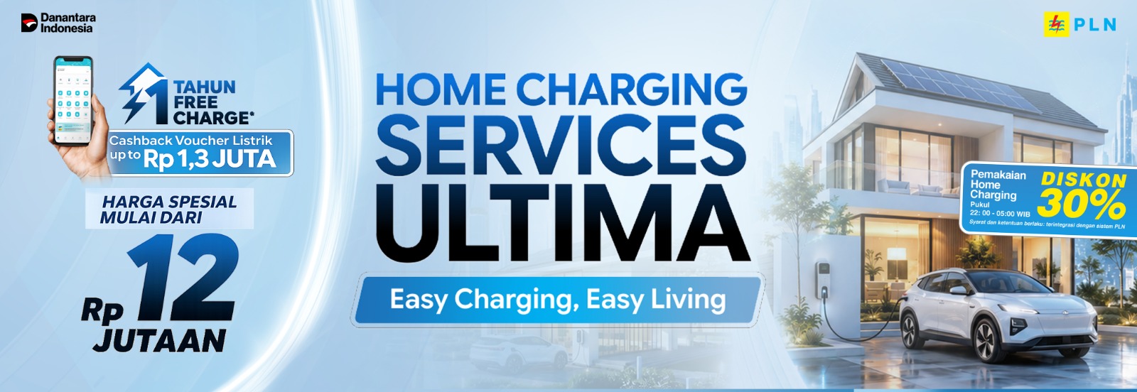 Promo Home Charging dari PLN, Dapat Bonus Voucher Listrik Hingga Rp1,3juta