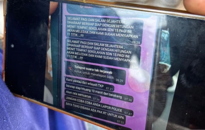 Fakta-fakta Teror Bom di SDN Srengseng Sawah 15