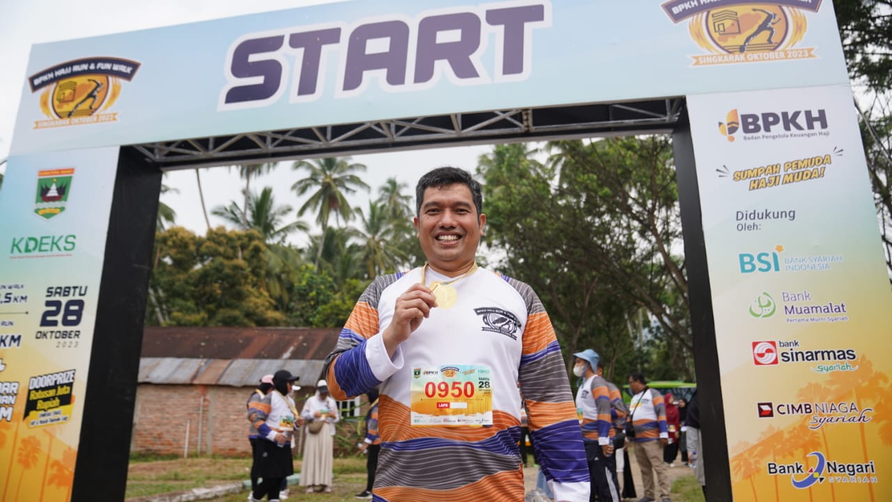Ratusan Peserta Ramaikan BPKH Hajj Run & Fun Walk di Taman Wisata Tanjung Mutiara