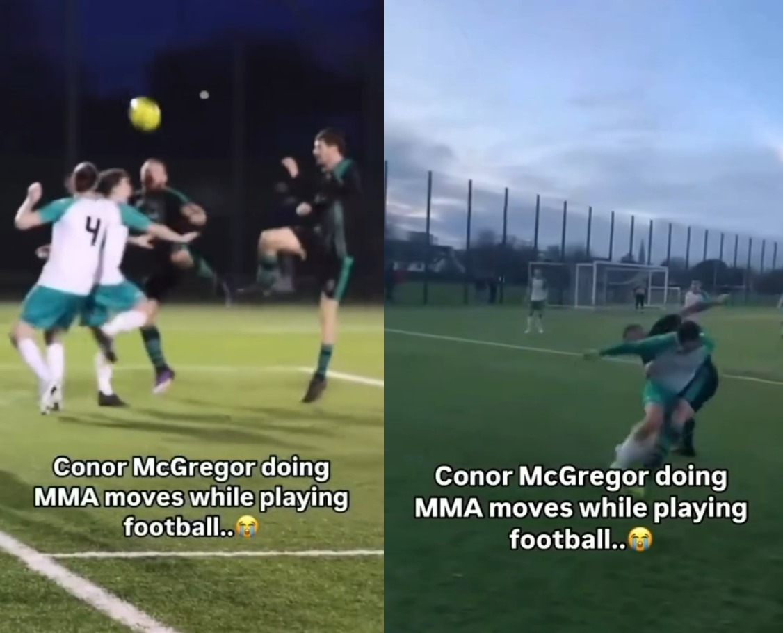 Begini Jadinya Ketika Conor McGregor Main Sepak Bola, Sempat Pakai Gerakan MMA