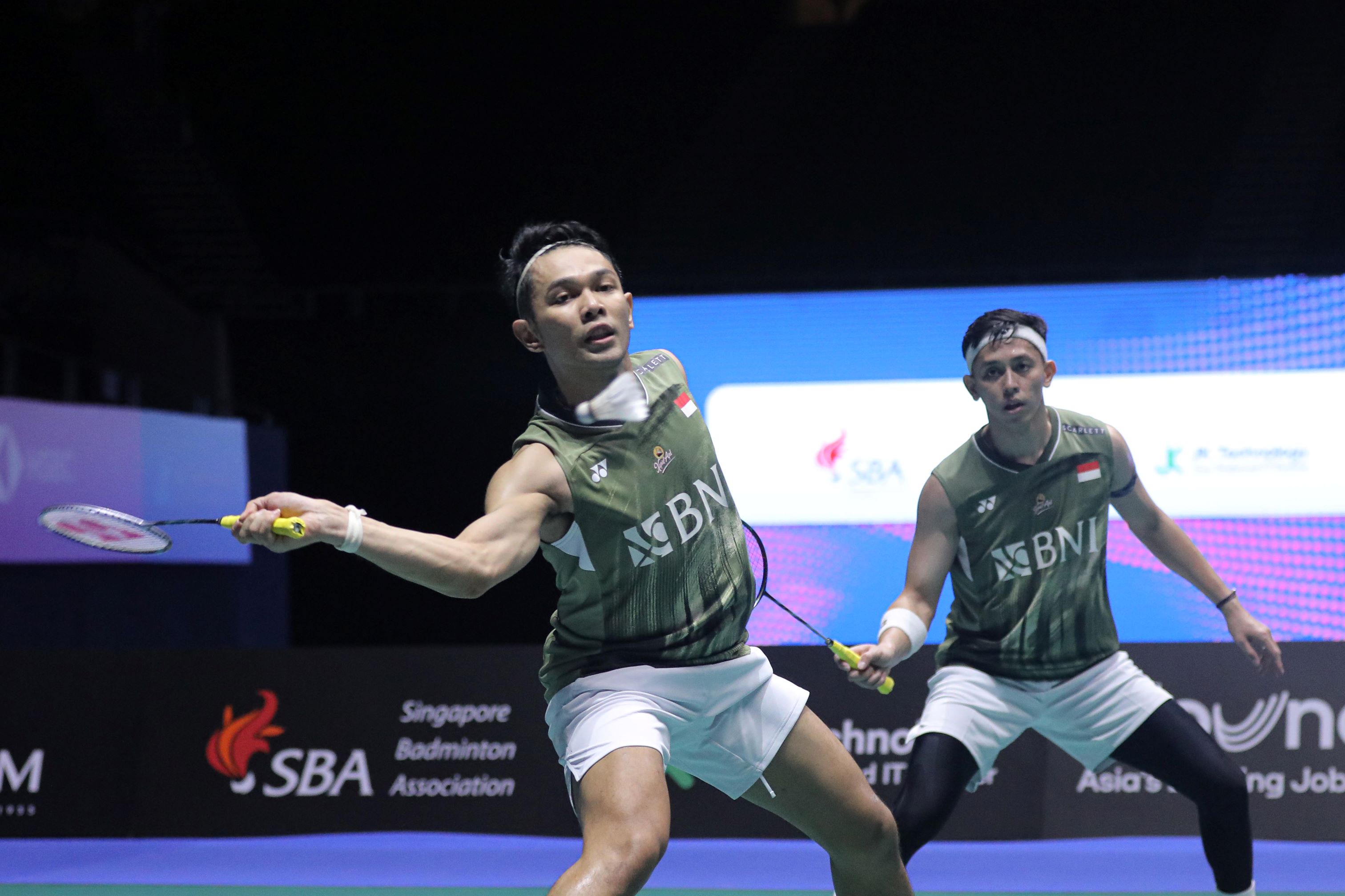 Tekuk Wakil Denmark, Fajar/Rian ke Final Singapore Open 2024