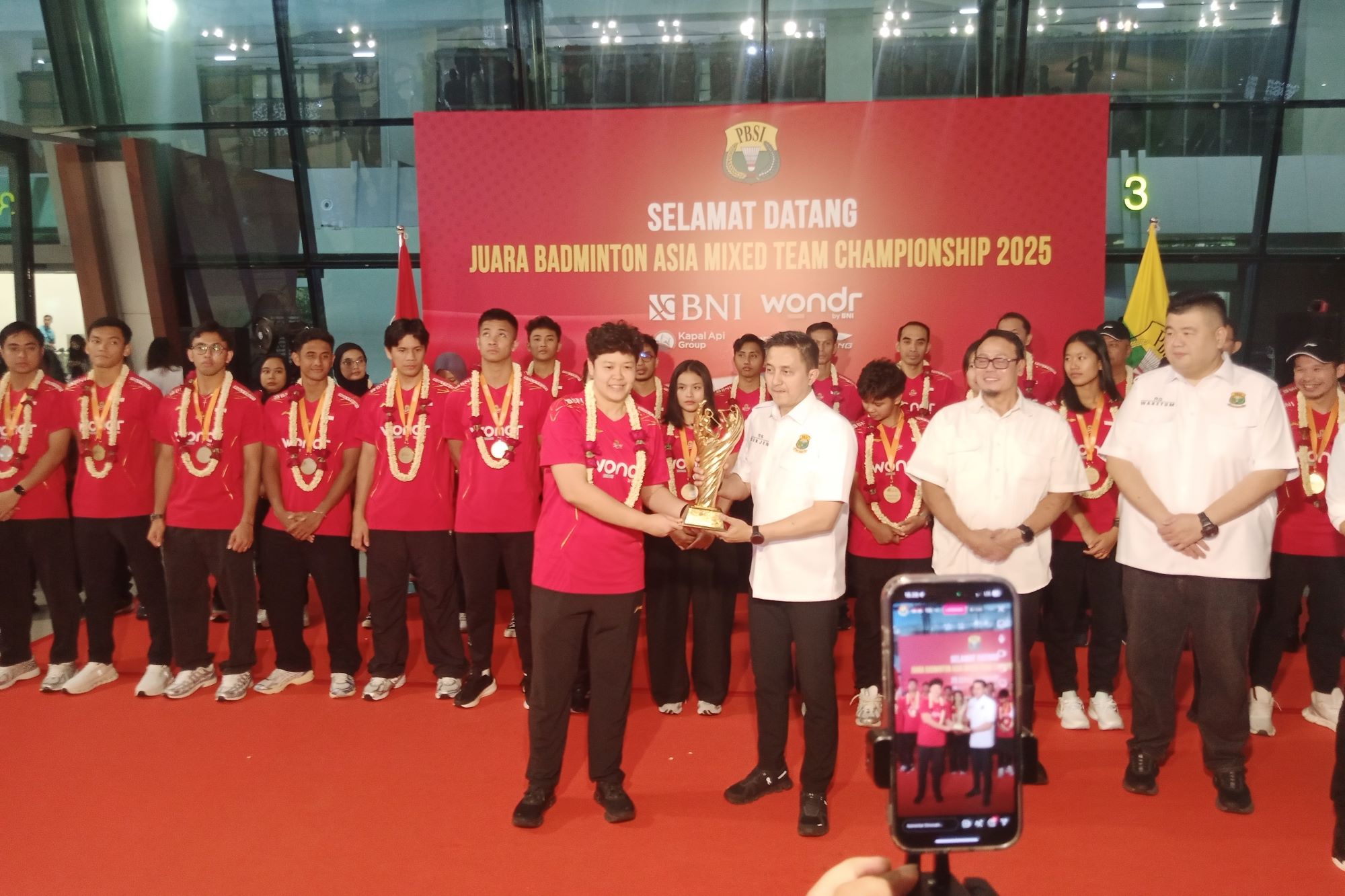 PBSI Sambut Hangat Kepulangan Tim Bulu Tangkis Indonesia
