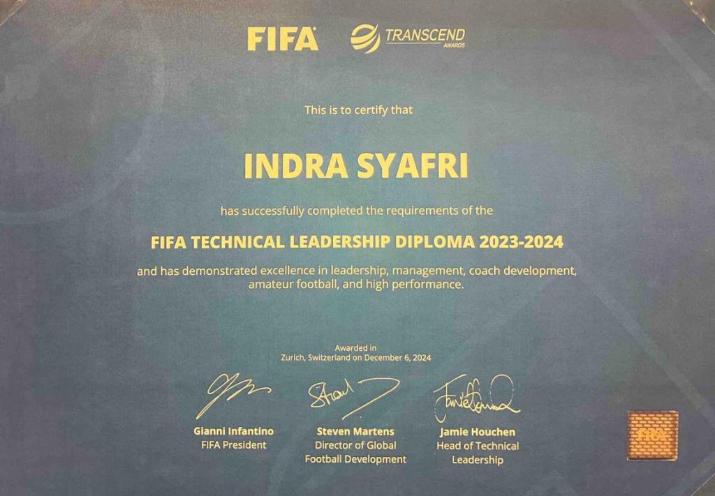Keren! <i>Brand Ambassador</i> Pos Indonesia Indra Sjafri Lulus Program Bergengsi FIFA