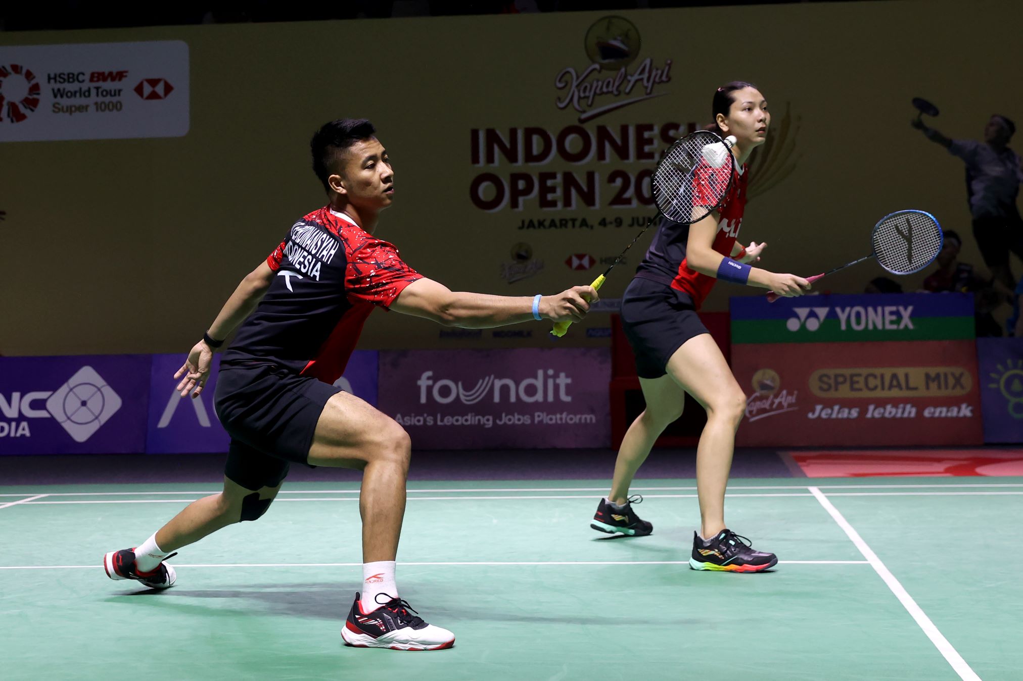 Indonesia Open 2024: Adnan/Nita dan Dejan/Gloria Lewati Babak Pertama