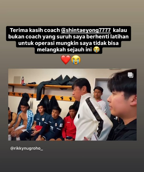 Reaksi Pemain Timnas  Indonesia di Medsos Usai Shin Tae-yong Dipecat, Beri Pesan Menyentuh sampai Ucapan Terima kasih