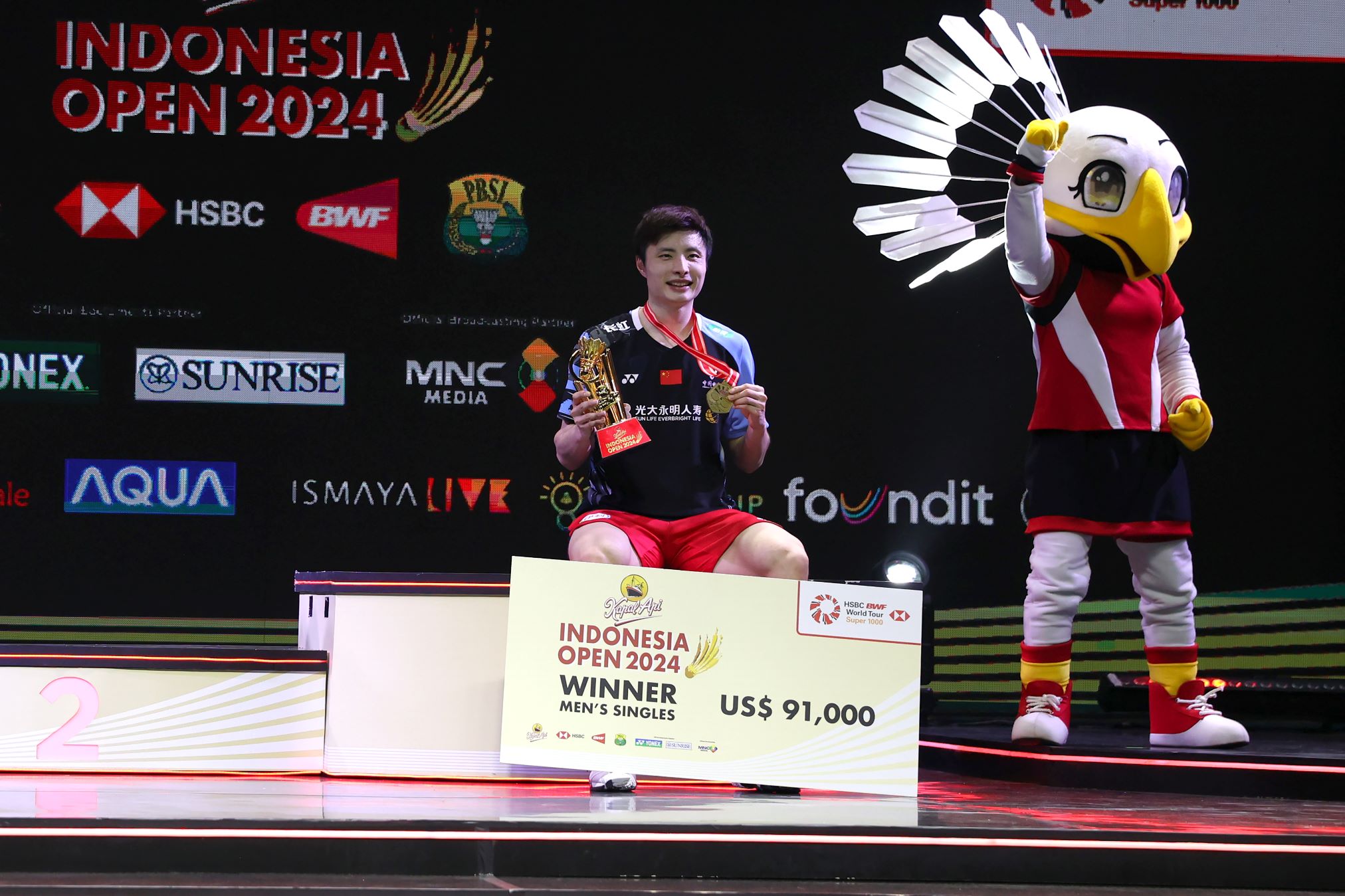 Daftar Juara Indonesia Open 2024: Wakil Tiongkok Borong 4 Gelar