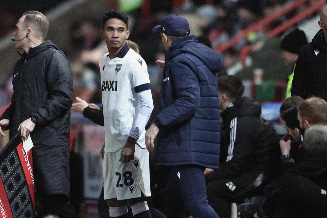 Marselino Ferdinan Jalani Debut Pahit Bersama Oxford United