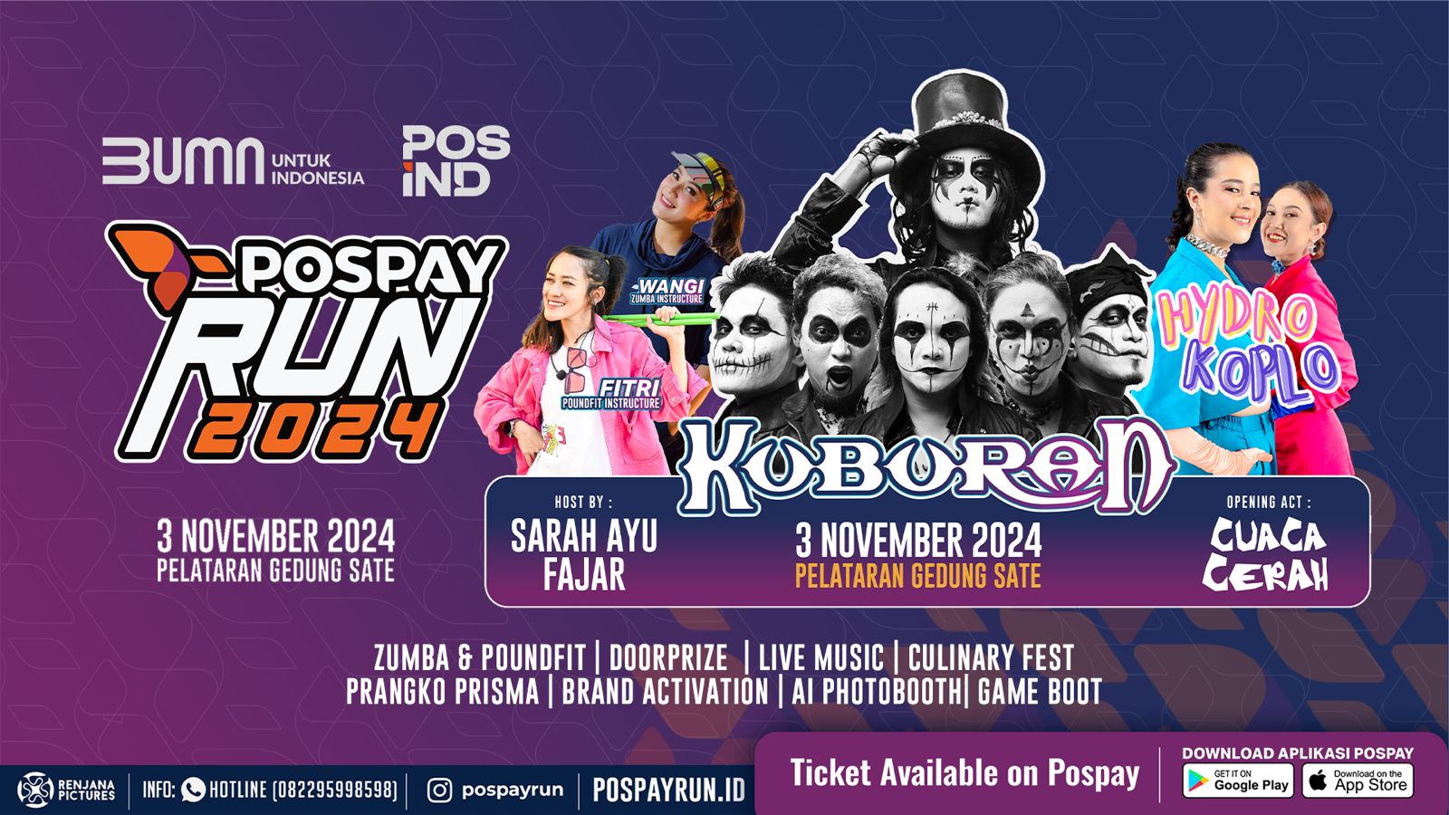 Runners Wajib Ikut! Pospay Run 2024 Digelar 3 November, Berhadiah Total Rp150 Juta