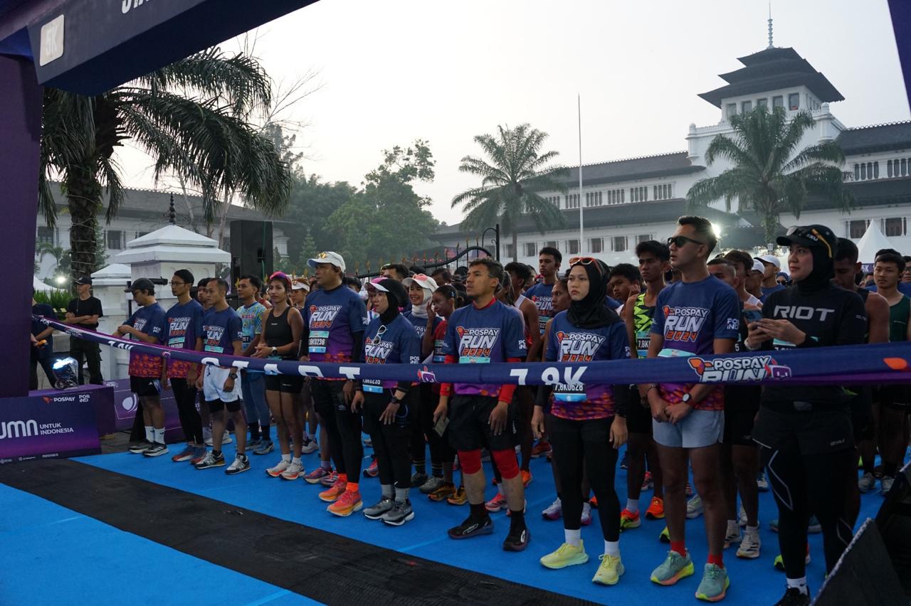 Diikuti Ribuan Pelari, Pospay Run 2024 Ajak Masyarakat Hidup Sehat