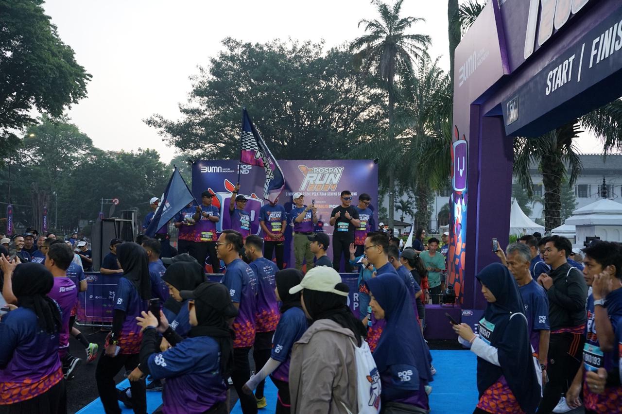 Diikuti Ribuan Pelari, Pospay Run 2024 Ajak Masyarakat Hidup Sehat