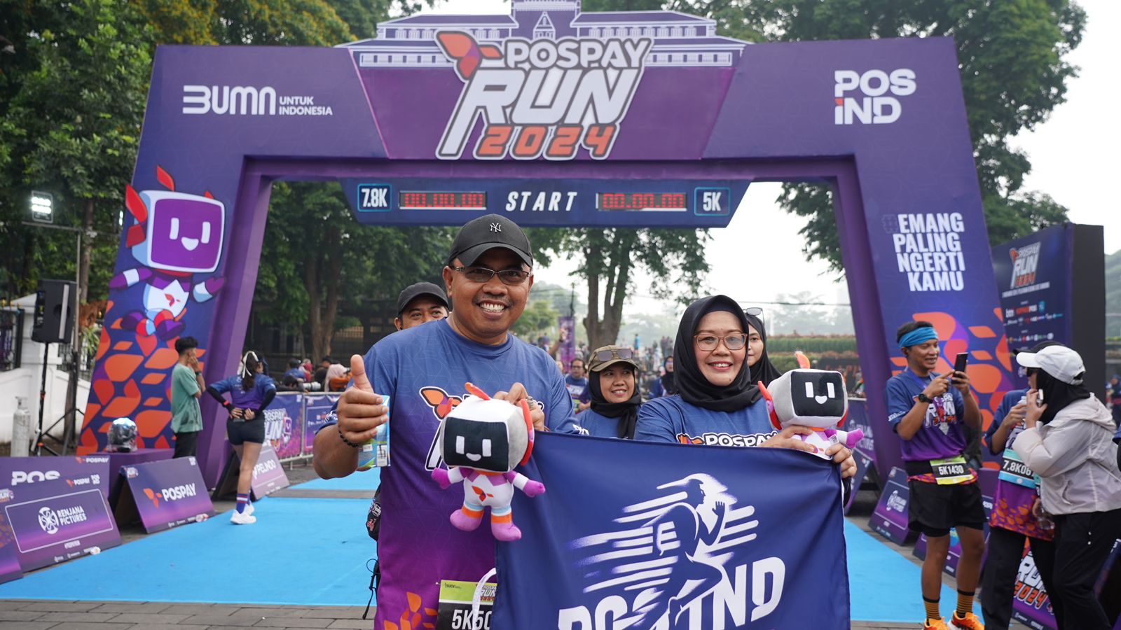 Diikuti Ribuan Pelari, Pospay Run 2024 Ajak Masyarakat Hidup Sehat