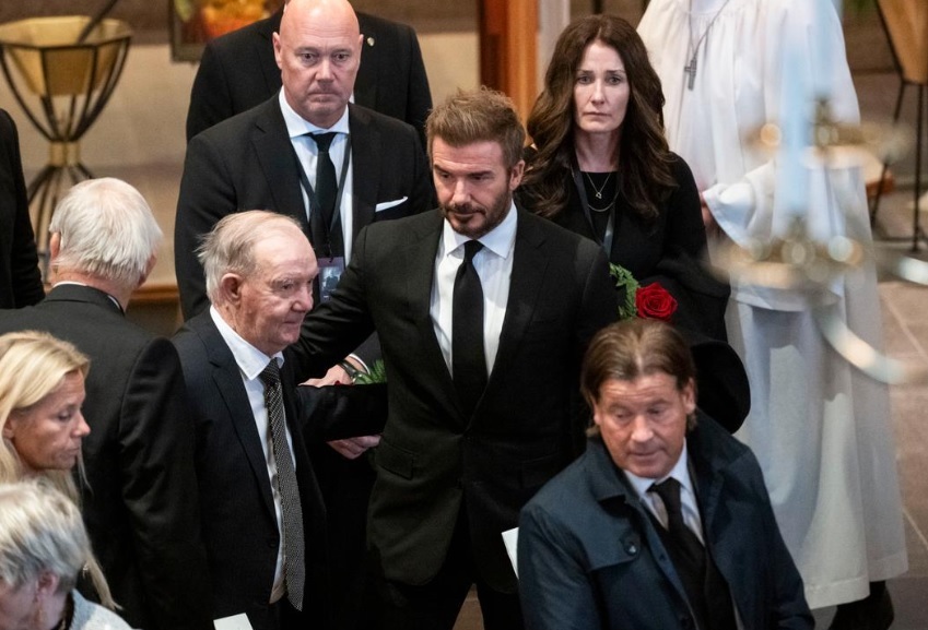 Momen David Beckham Hadiri Pemakaman Sven-Goran Eriksson