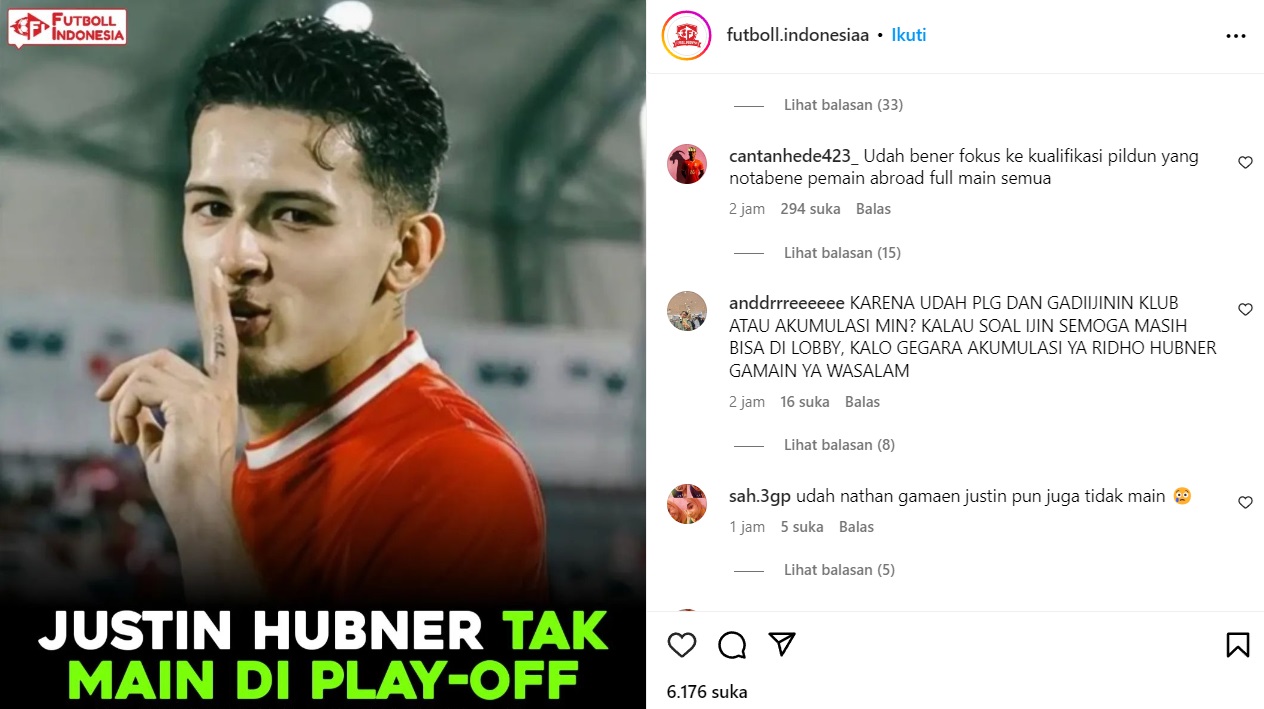 Kembali ke Jepang, Justin Hubner Dikabarkan Absen saat Indonesia Lawan Guinea