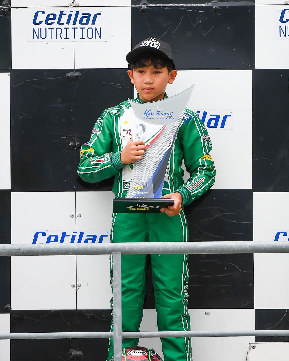 Wakil Indonesia Naik Podium di Italian ACI Karting Championship