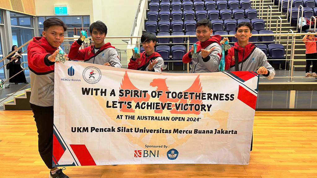 Lima Mahasiswa UMB Wakili Indonesia di Ajang Australia Pencak Silat Championship 2024