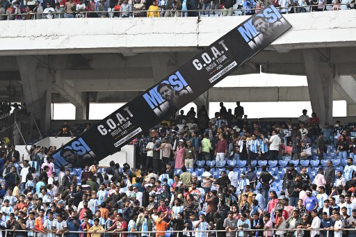 Chaos! Acara Jumpa Fans Messi di India Ricuh sampai Stadion Dirusak