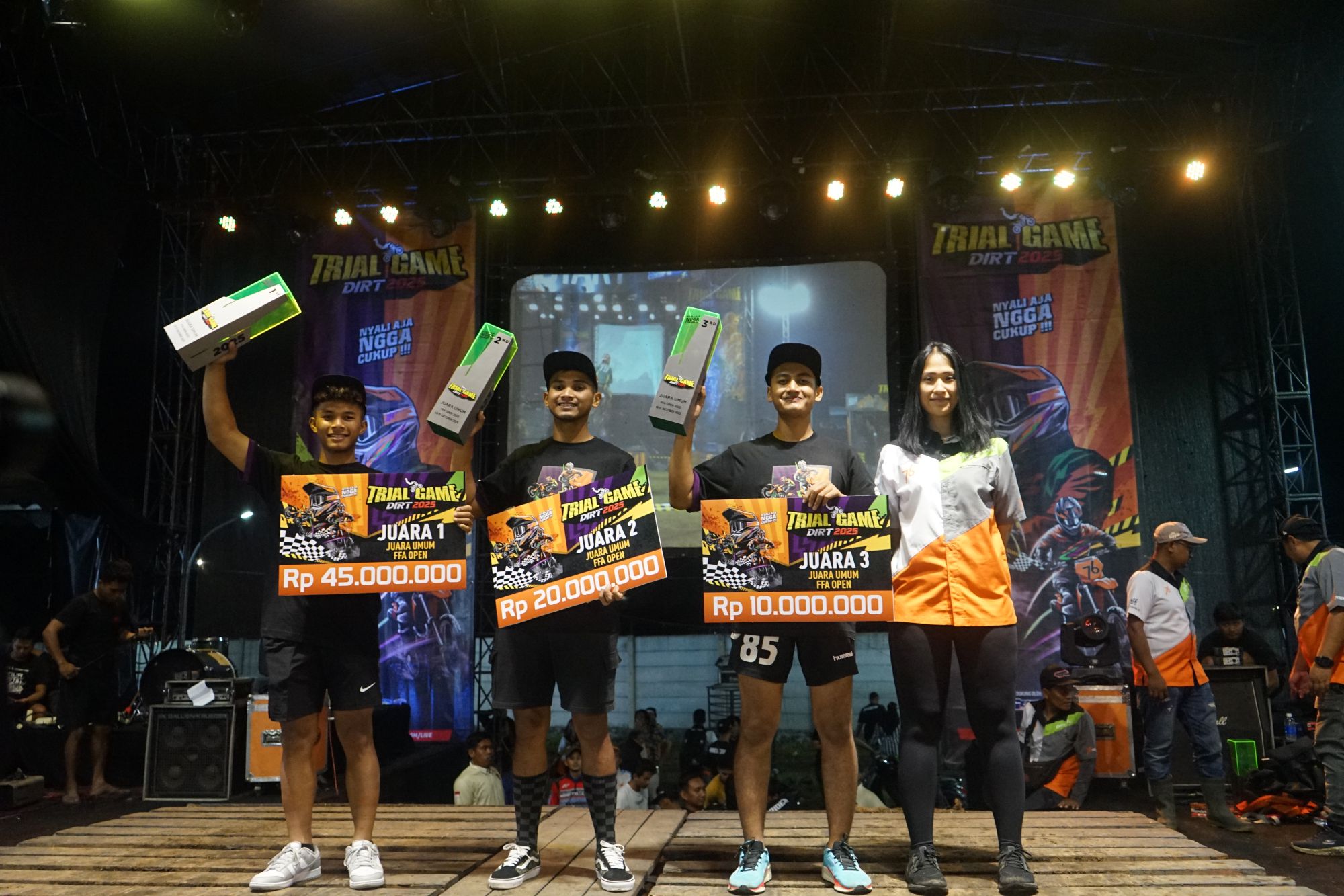 Trial Game Dirt 2025 Rampung, Zidane Juara Umum FFA Open dan Campuran Open