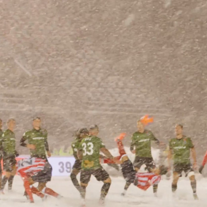 Viral Final Liga Kanada 2025 Diselimuti Salju, Main di Suhu Minus 8 Derajat!