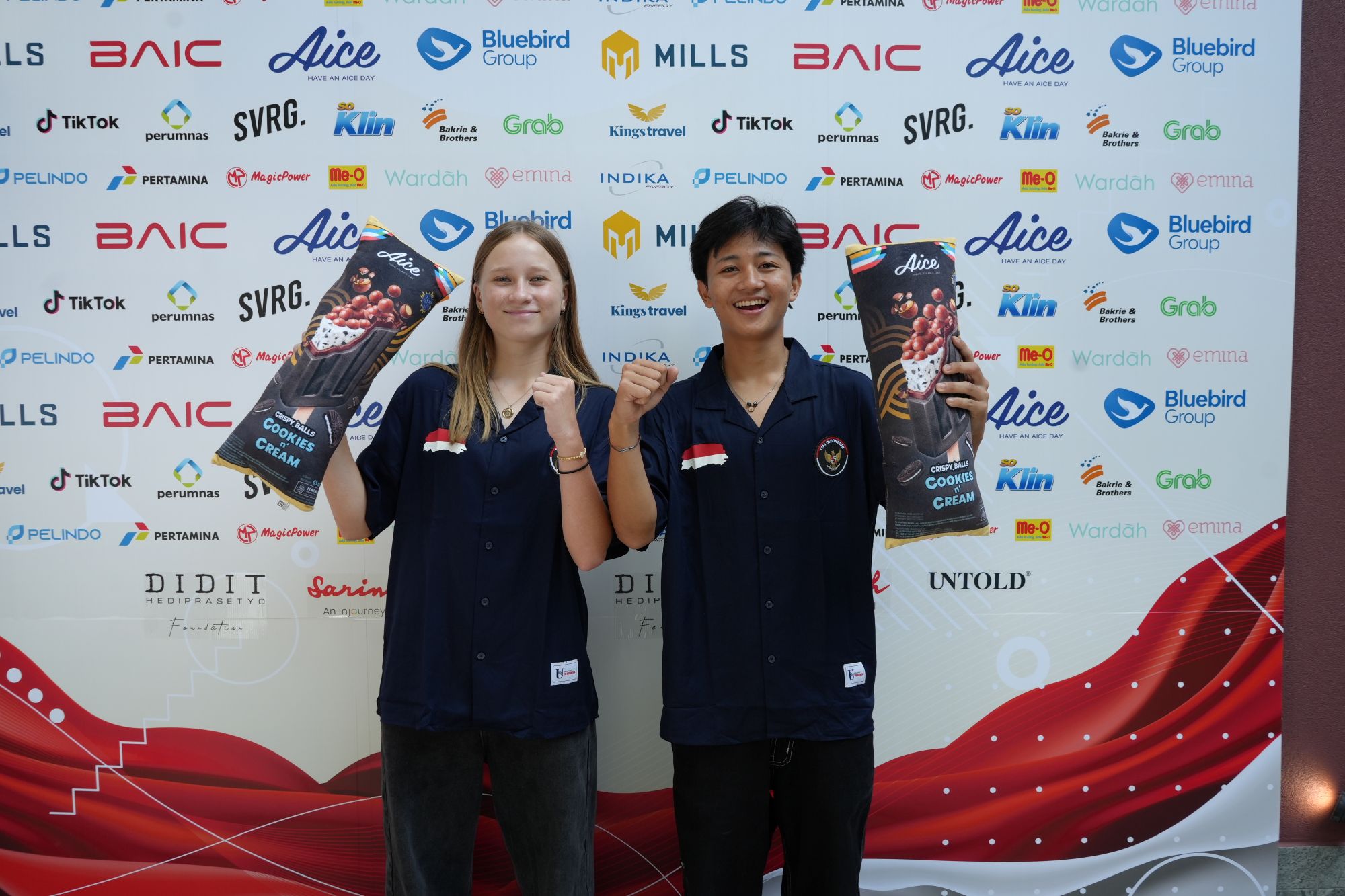 NOC Indonesia dan Aice Rayakan Kesuksean Kontingen Indonesia di SEA Games 2025