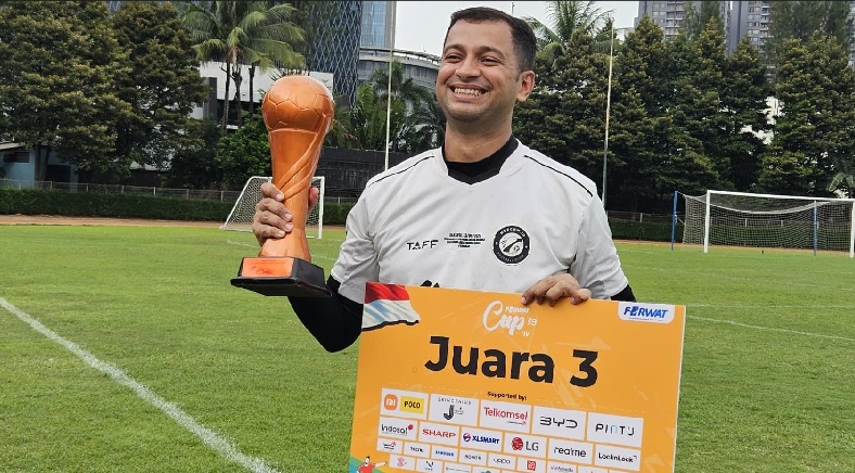Tim Sepakbola Medcom.id Sabet Juara Tiga di Mini Soccer Forum Antar Wartawan