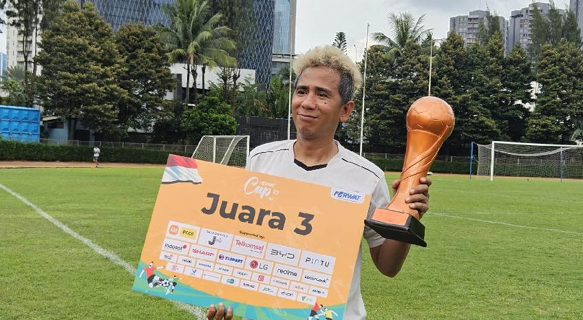 Tim Sepakbola Medcom.id Sabet Juara Tiga di Mini Soccer Forum Antar Wartawan
