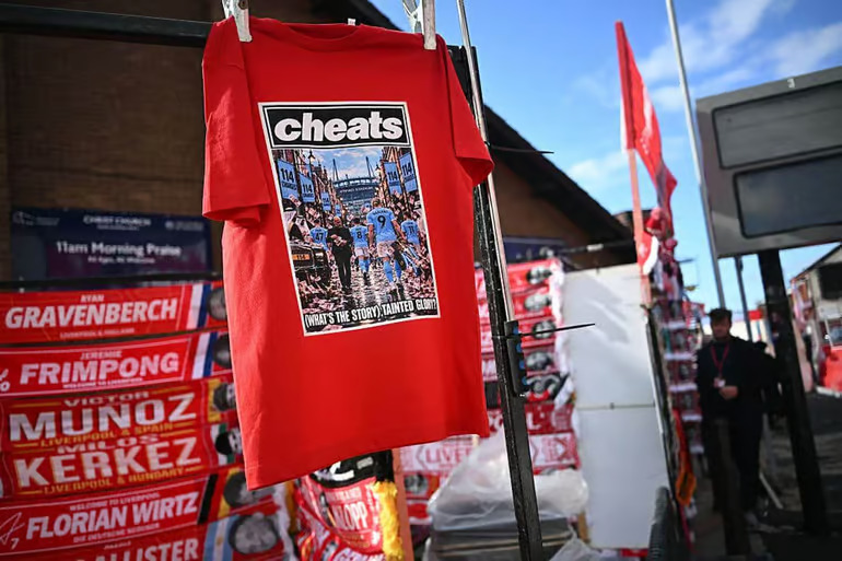 Baju Oasis Sindirian Man City