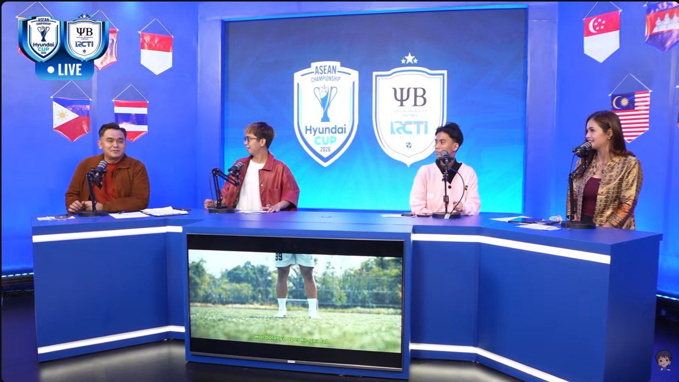 Perdana Tayangkan Pertandingan Piala AFF 2026, Live Streaming Reza Arap Tembus 75 Ribu Views