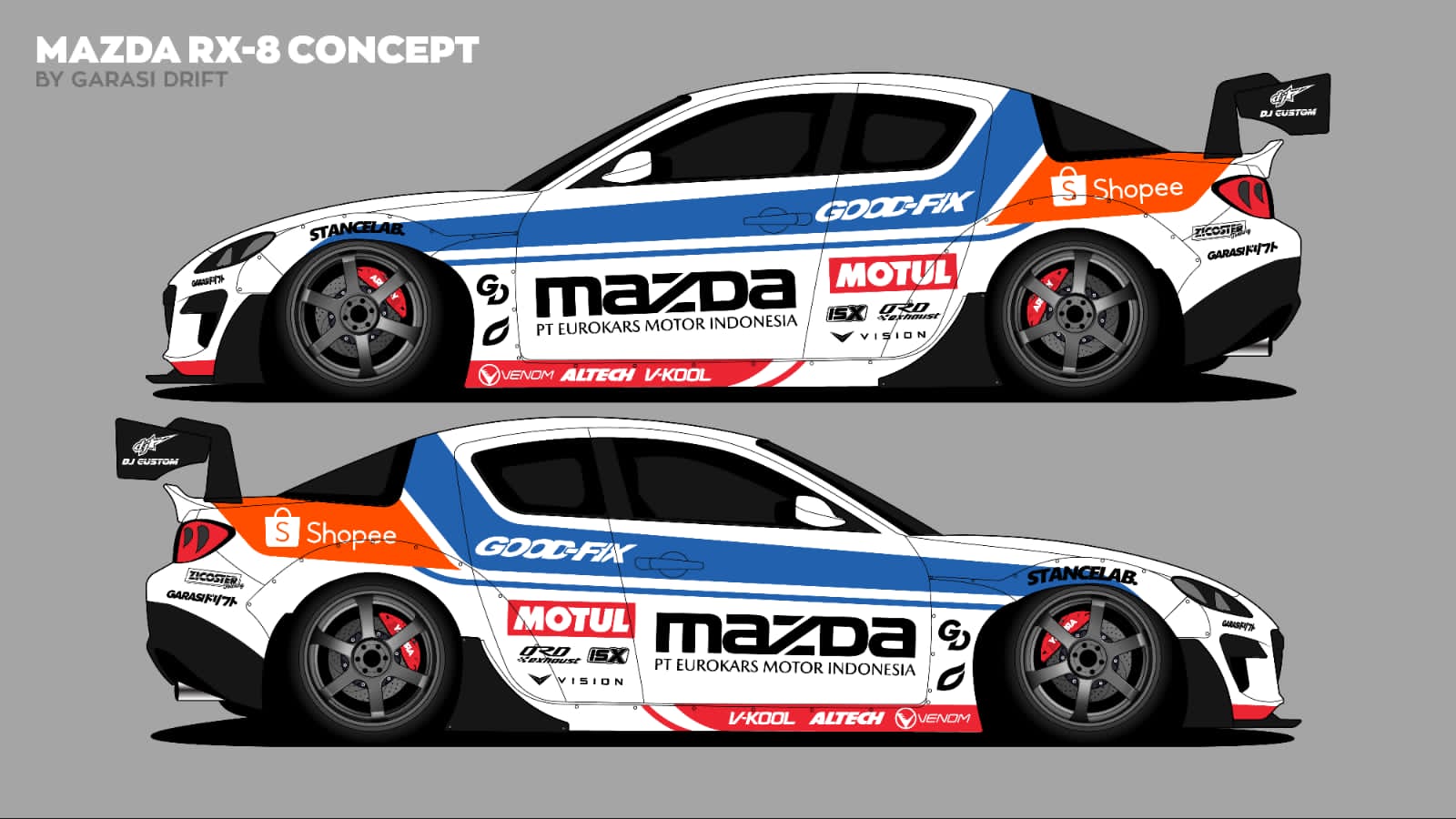 Mazda RX-8 Modifikasi Kado untuk <i>Subscriber</i> Garasi Drift, Intip Spesifikasinya
