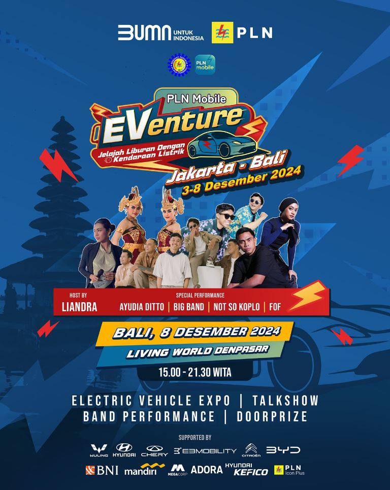Puncak Acara PLN Mobile EVenture 2024 Digelar Besok, Hadirkan <i>Talkshow</i> hingga Hiburan