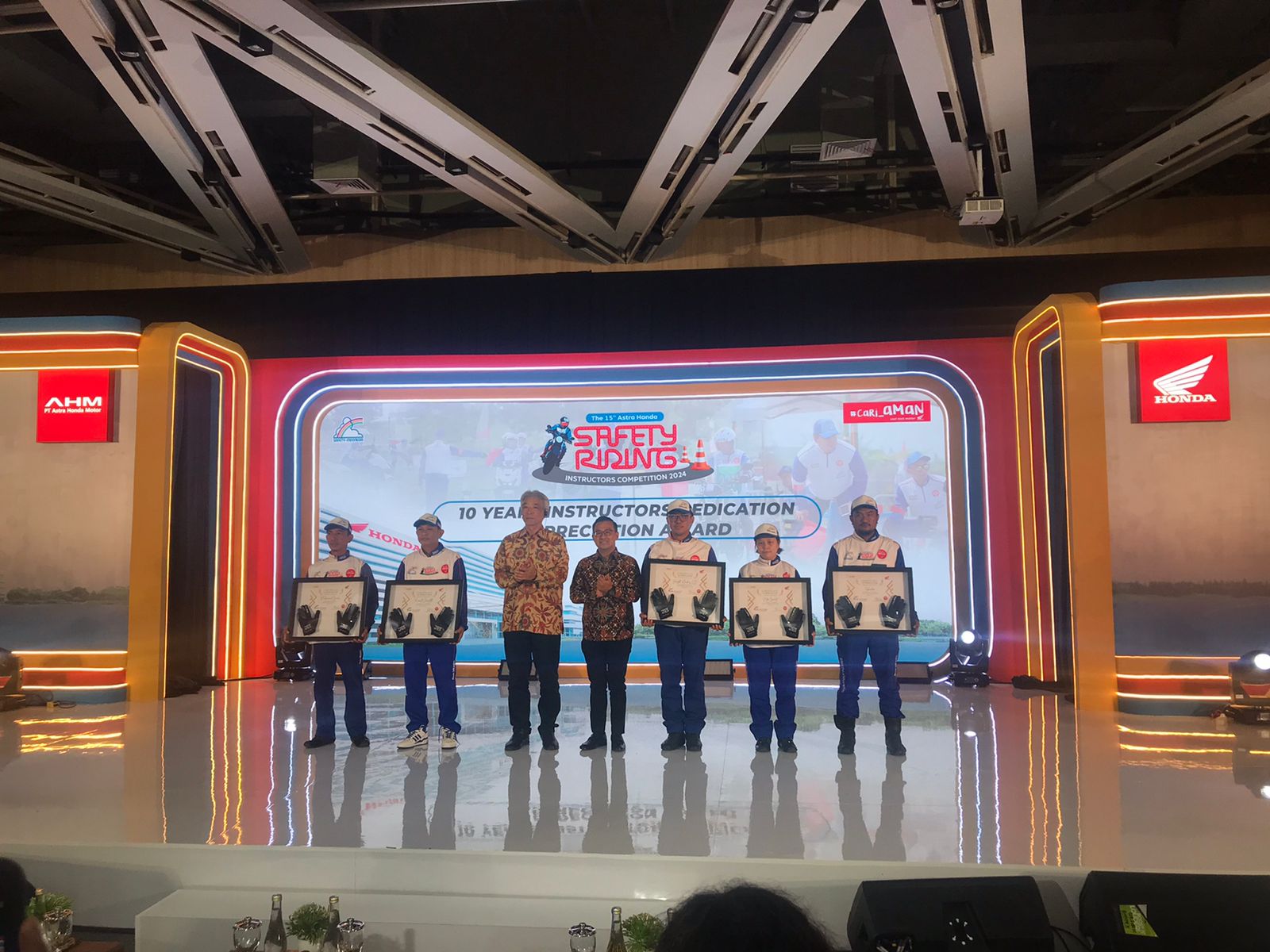 Jurus AHM Melahirkan Instruktur Safety Riding Terbaik