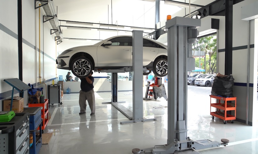 Intip Fasilitas Body & Paint Hyundai di Bekasi