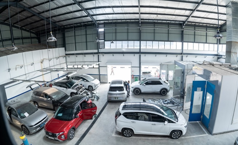 Intip Fasilitas Body & Paint Hyundai di Bekasi