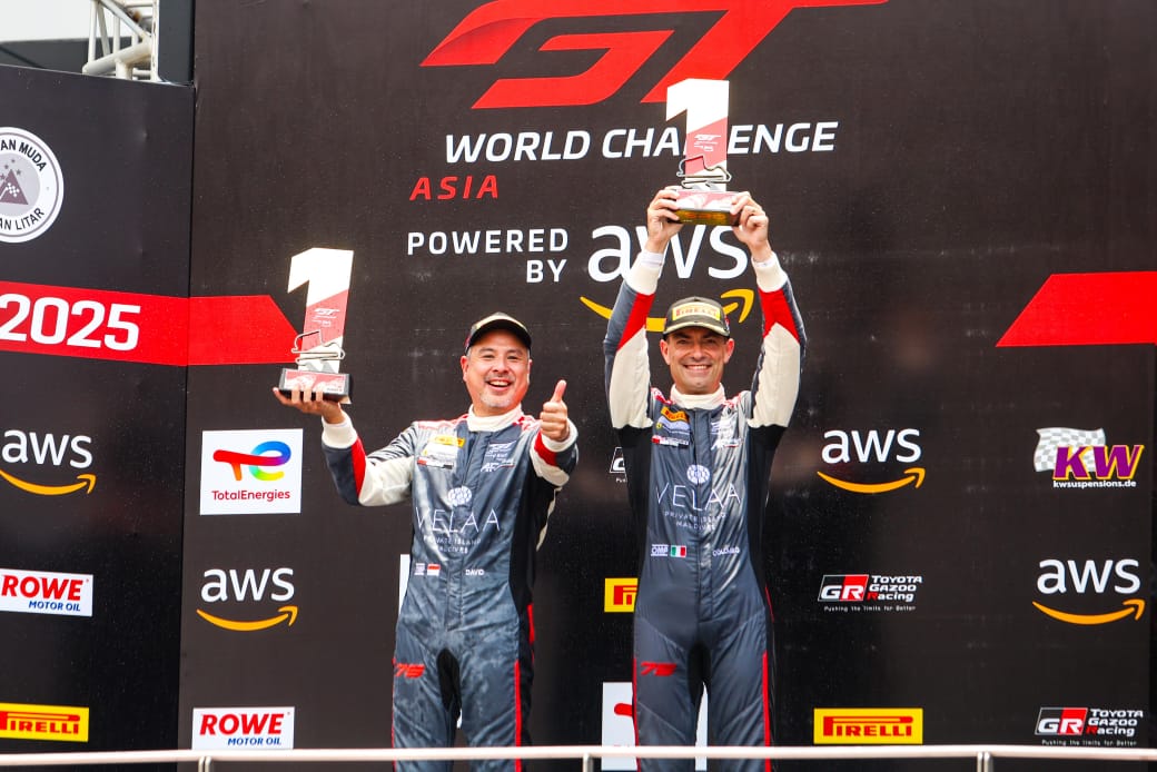 GT World Challenge Asia 2025 Round 1: Pembalap Indonesia Double Podium di Sepang