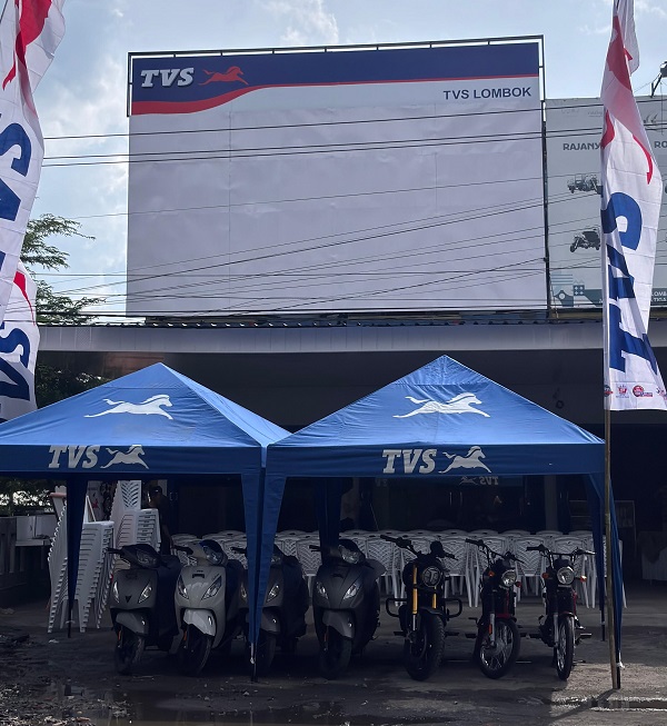 Dealer TVS Lombok Resmi Beroperasi dengan Layanan 3S