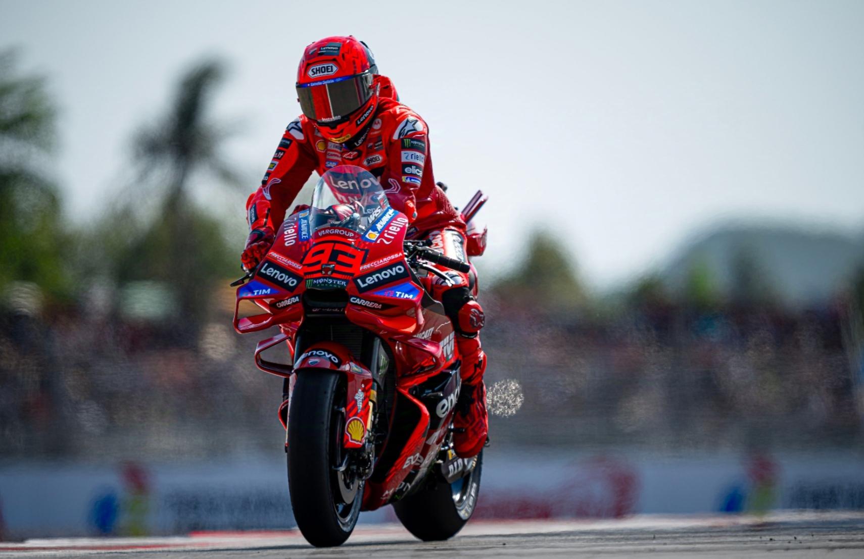 Marquez dan Bagnaia Gagal Finis, Ducati Lenovo Hadapi Ujian Berat di GP Mandalika