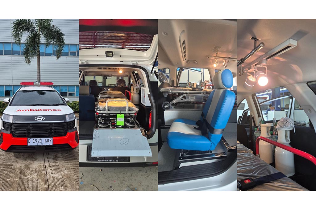 Hyundai Stargazer Cartenz jadi Ambulans, Langsung Dibawa ke Sumatera